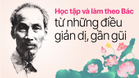 Học tập tấm gương mẫu mực, sáng ngời của Chủ tịch Hồ Chí Minh về thực hành tiết kiệm, chống lãng phí