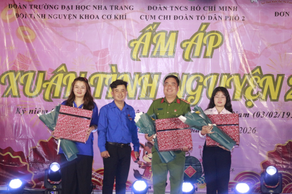 Đội tình nguyện Khoa Cơ khí – Trường Đại học Nha Trang lan tỏa tinh thần tình nguyện vì cộng đồng