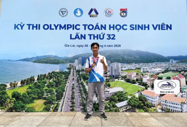 Bứt phá ngoạn mục: NTU giành 4 huy chương tại Olympic Toán học sinh viên toàn quốc 2026
