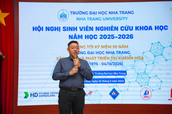 Sôi nổi Hội nghị Sinh viên nghiên cứu khoa học năm học 2025 – 2026 tại Trường Đại học Nha Trang