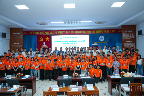 Sôi nổi Hội nghị Sinh viên nghiên cứu khoa học năm học 2025 – 2026 tại Trường Đại học Nha Trang