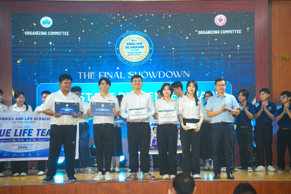 Sôi nổi Vòng chung kết Cuộc thi Olympic Tiếng Anh không chuyên năm 2026 tại Trường Đại học Nha Trang