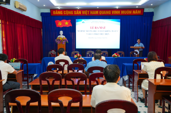 Trường Đại học Nha Trang ra mắt mô hình “Trường học an toàn không ma túy”