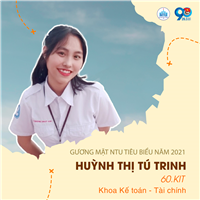Huỳnh Thị Tú Trinh - Gương mặt NTU tiêu biểu năm 2021