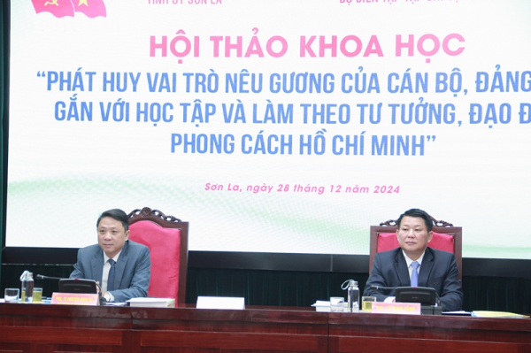 Phát huy vai trò nêu gương của cán bộ, đảng viên gắn với học tập và làm theo tư tưởng, đạo đức, phong cách Hồ Chí Minh