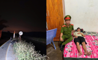 Công an cứu kịp thời thanh niên rơi xuống kênh nước sâu ở Quảng Nam